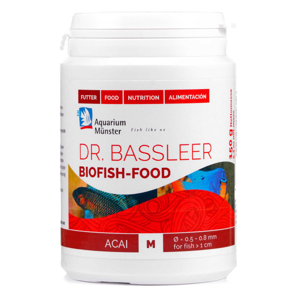 Aquarium Münster Dr. Bassleer BIOFISH FOOD Acai 150g M