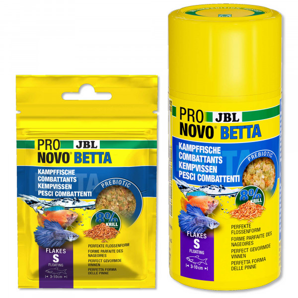 JBL ProNovo Betta Flakes | Kampffischfutter Gruppe