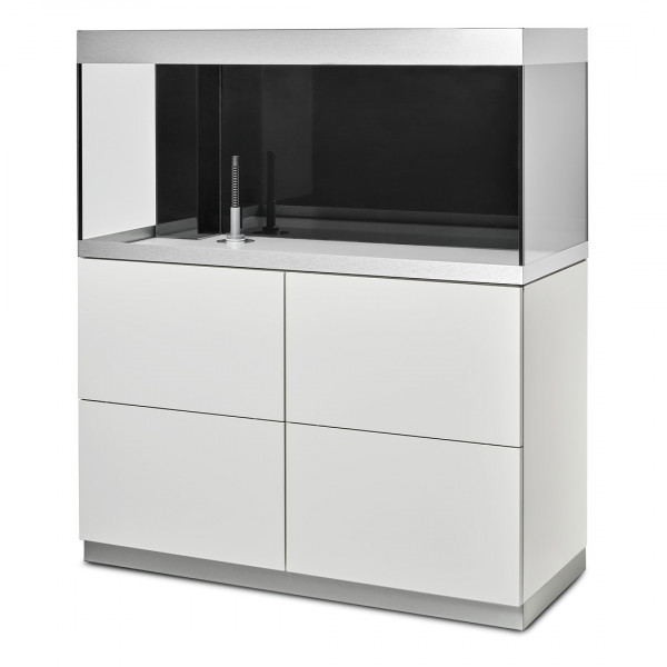 Oase HighLine Optiwhite 300 | Set aus Aquarium und Unterschrank