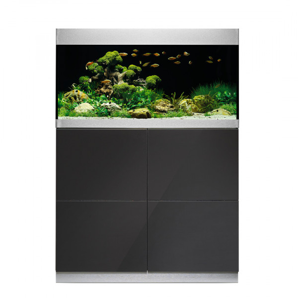 Oase HighLine Optiwhite 200 | Set aus Aquarium und Unterschrank