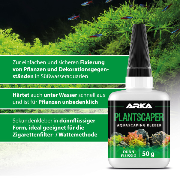 ARKA Plantscaper Ultra Liquid | Dünnflüssiger Sekundenkleber - 50g Info