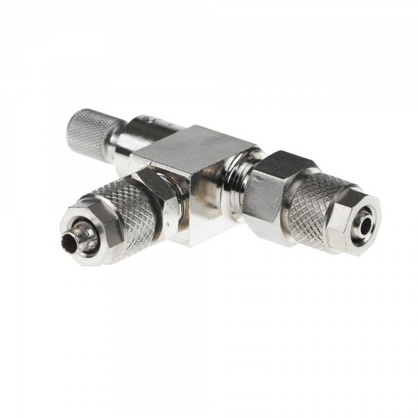 Feinnadelventil Z mit 2 Schlauchanschlüssen