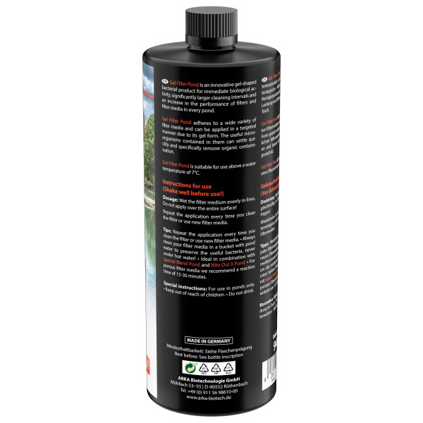 ARKA TEICH Gel Filter Filterstarter für deinen Gartenteich