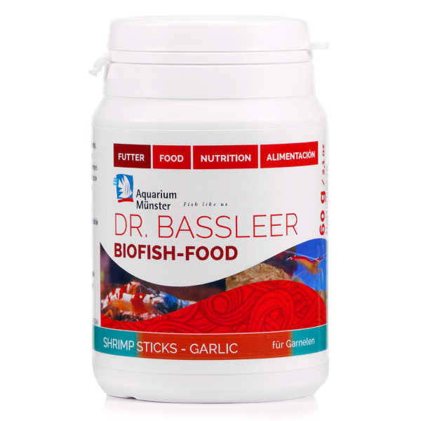 Aquarium Münster Dr. Bassleer BIOFISH SHRIMP Sticks Garlic 60g