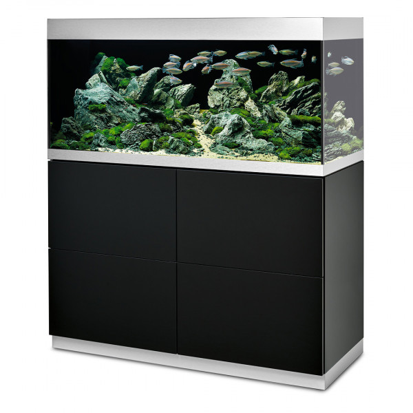 Oase HighLine Optiwhite 300 | Set aus Aquarium und Unterschrank