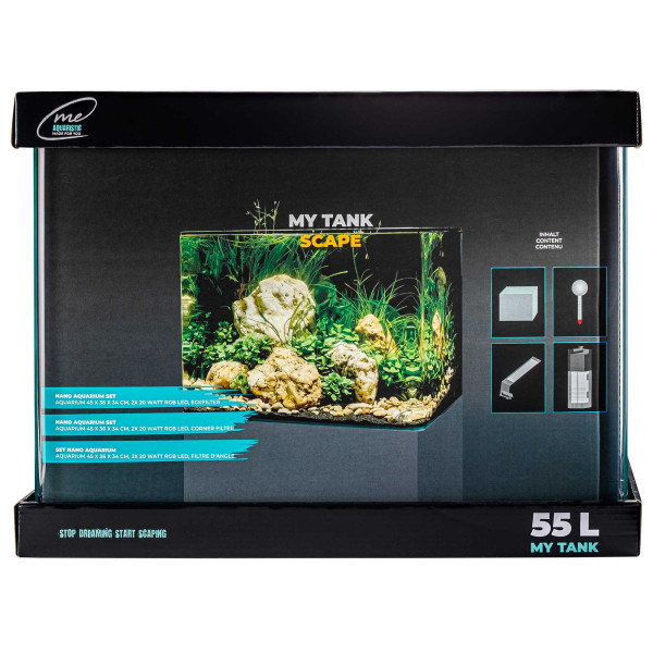 Me My Tank Scape Aquarienset 55 Liter