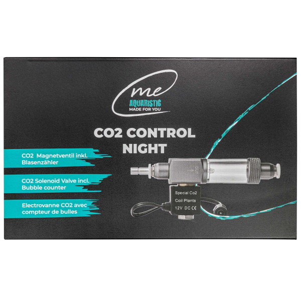 Me CO2 Control Night Magnetventil inkl. Blasenzähler