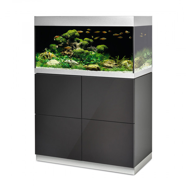 Oase HighLine Optiwhite 200 | Set aus Aquarium und Unterschrank