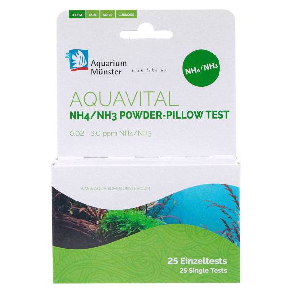 Aquarium Münster AQUAVITAL NH4/NH3 Powder-Pillow Test (Ammonium/Ammoniak)