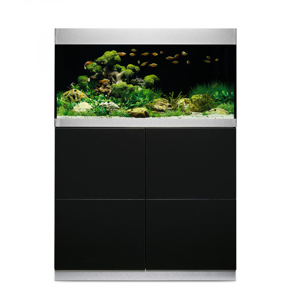 Oase HighLine Optiwhite 200 | Set aus Aquarium und Unterschrank