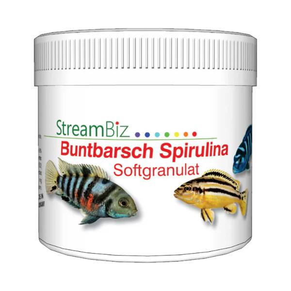 StreamBiz | Buntbarsch Spirulina Softgranulat