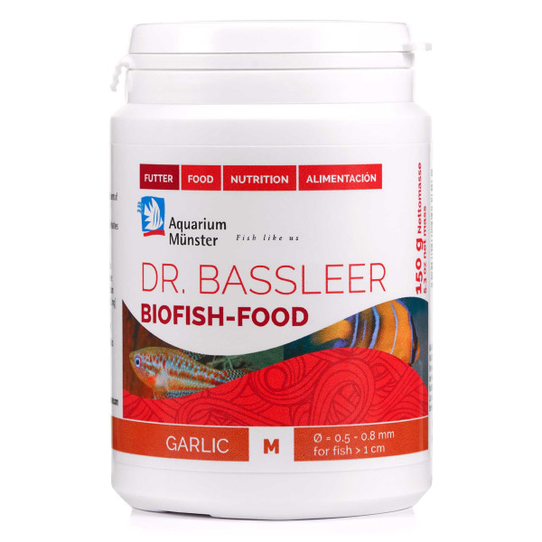 Aquarium Münster Dr. Bassleer BIOFISH FOOD Garlic M 150g