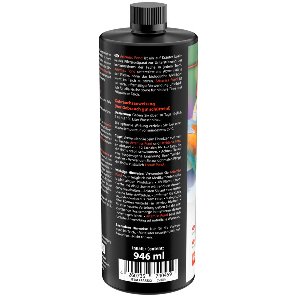 ARKA TEICH Artemiss | Fischpflege auf Kräuterbasis