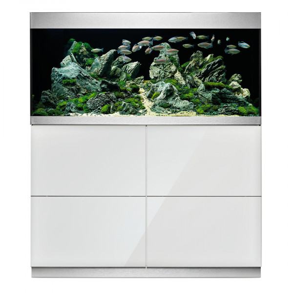 Oase HighLine Optiwhite 300 | Set aus Aquarium und Unterschrank