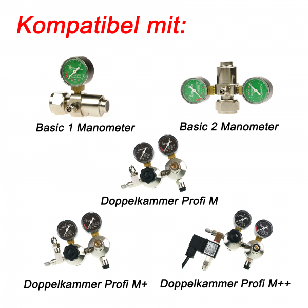 CO2 Dichtung für Aqua Noa Mehrweg-Druckminderer | 2er Pack