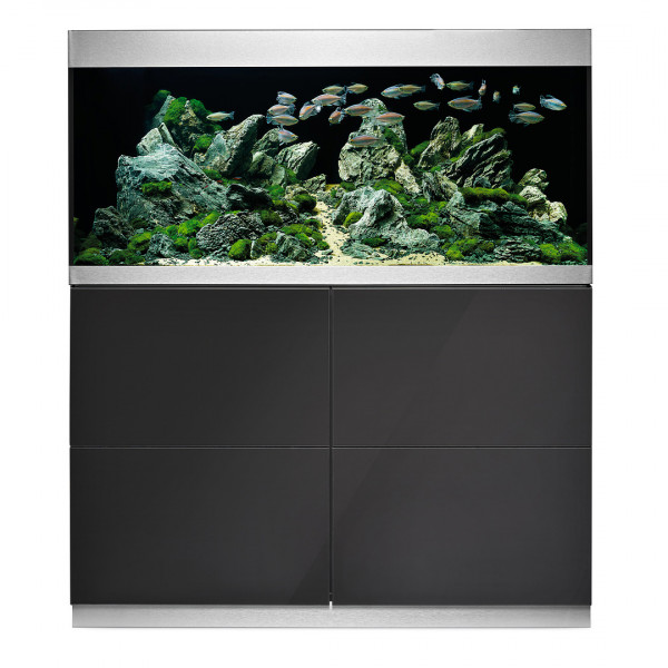 Oase HighLine Optiwhite 300 | Set aus Aquarium und Unterschrank