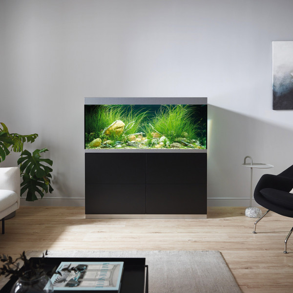 Oase HighLine Optiwhite 400 | Set aus Aquarium und Unterschrank