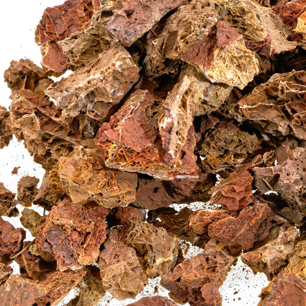 Versteinertes Laub Hardscape Aquascaping Aquaristik