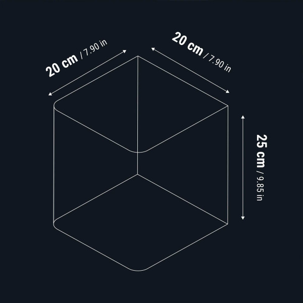 Dennerle Nano Cube 10 Liter 20x20x25cm