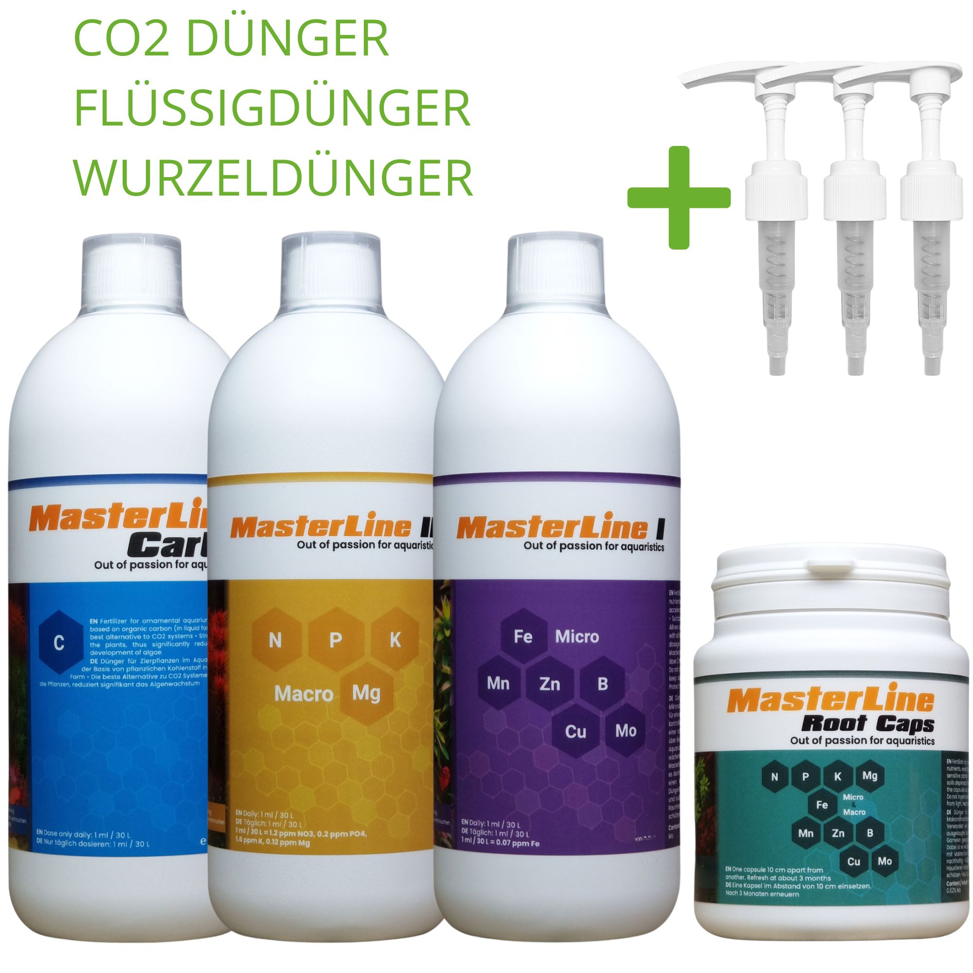 Pflanzen-Power fr wenig Geld  Masterline All-in-One Paket |  Pflanzendnger | Pflege | Garnelen-Guemmer