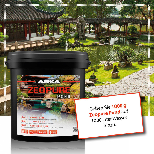 ARKA TEICH Zeopure | Zeolith 5-9mm 14kg 20l