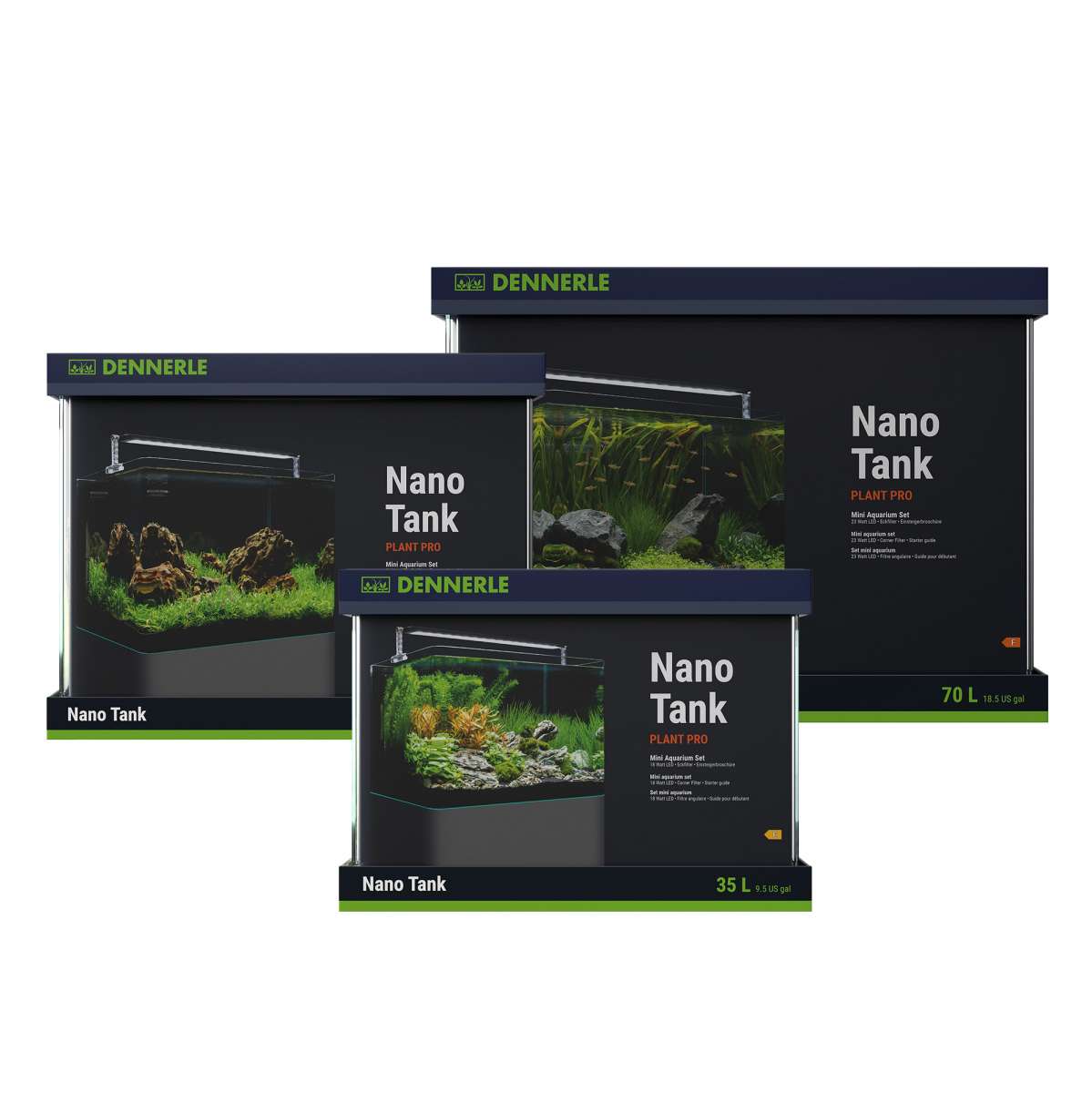 Dennerle Nano Tank Plant Pro | Komplettset | Nano Aquarien | Aquarien |  Zubehr & Technik | Garnelen-Guemmer
