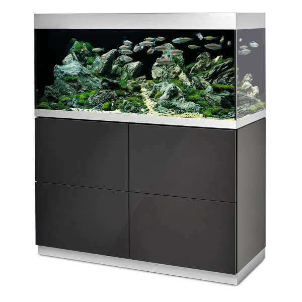 Oase HighLine Optiwhite 300 | Set aus Aquarium und Unterschrank