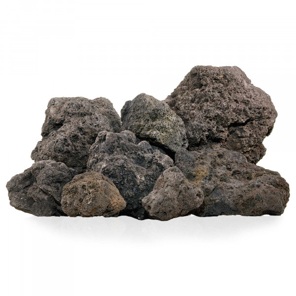 Schwarze Lava Hardscape Aquascaping Aquaristik