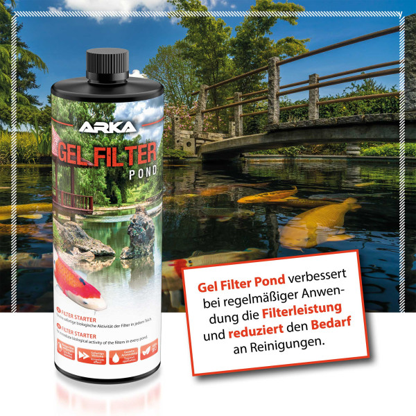 ARKA TEICH Gel Filter Filterstarter für deinen Gartenteich