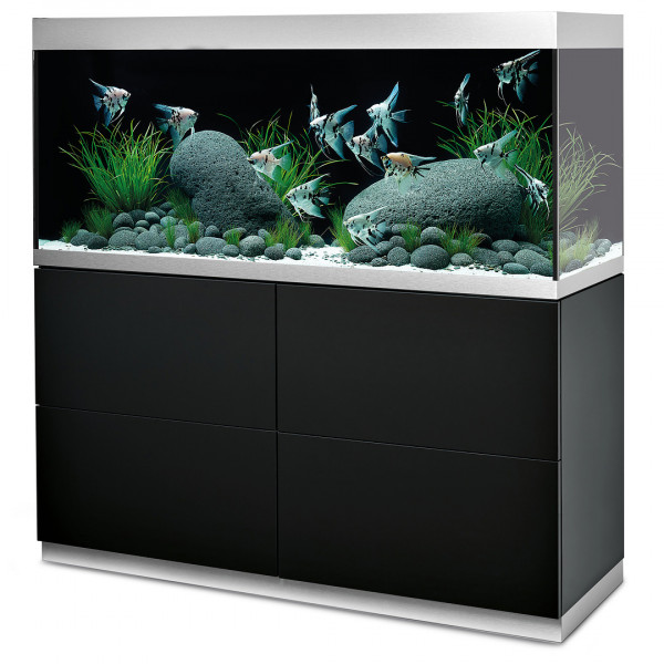 Oase HighLine Optiwhite 400 | Set aus Aquarium und Unterschrank