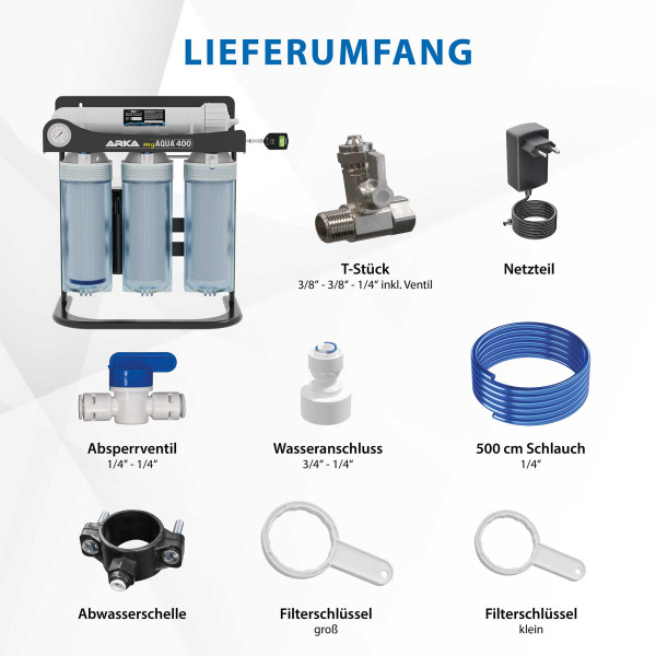 ARKA myAqua400 | Umkehrosmoseanlage - 400 L / Tag