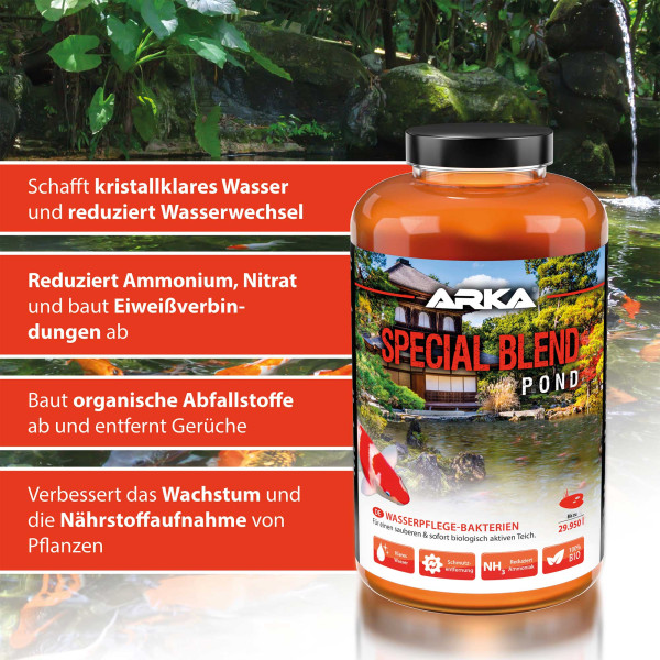 ARKA TEICH Special Blend Wasserpflegebakterien für deinen Gartenteich