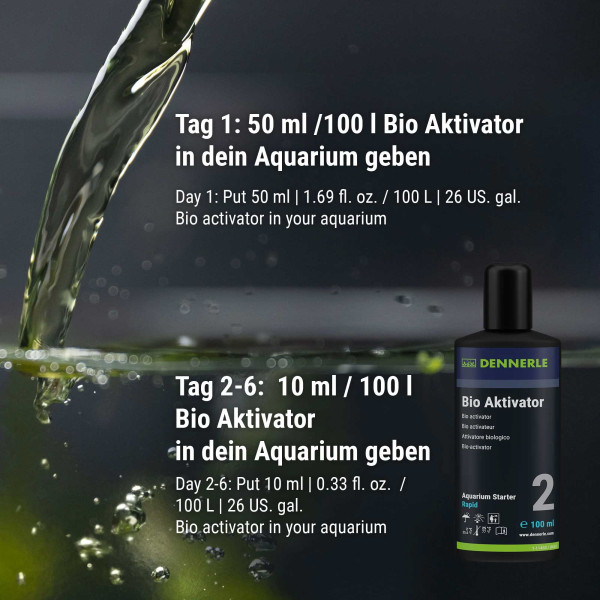 Dennerle Aquarium Starter Rapid - 2x100ml