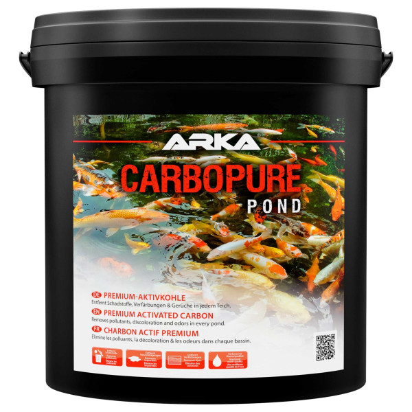 ARKA TEICH Carbopure Premium Aktivkohle zur filterung deines Teiches