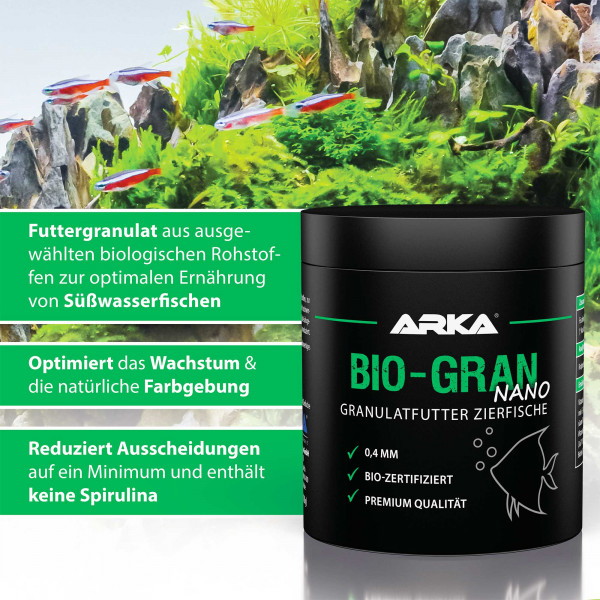 ARKA BIO-GRAN Granulatfutter Nano