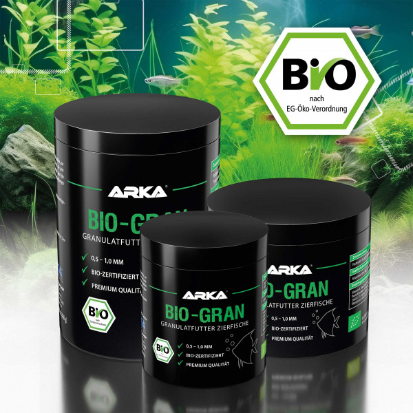 ARKA BIO-GRAN Kombi-Set: Hauptfutter für Zierfische & Nano-Fische