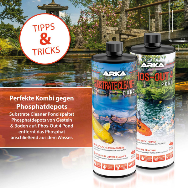 ARKA TEICH Phos-Out 4 | Flüssiger Phosphatentferner