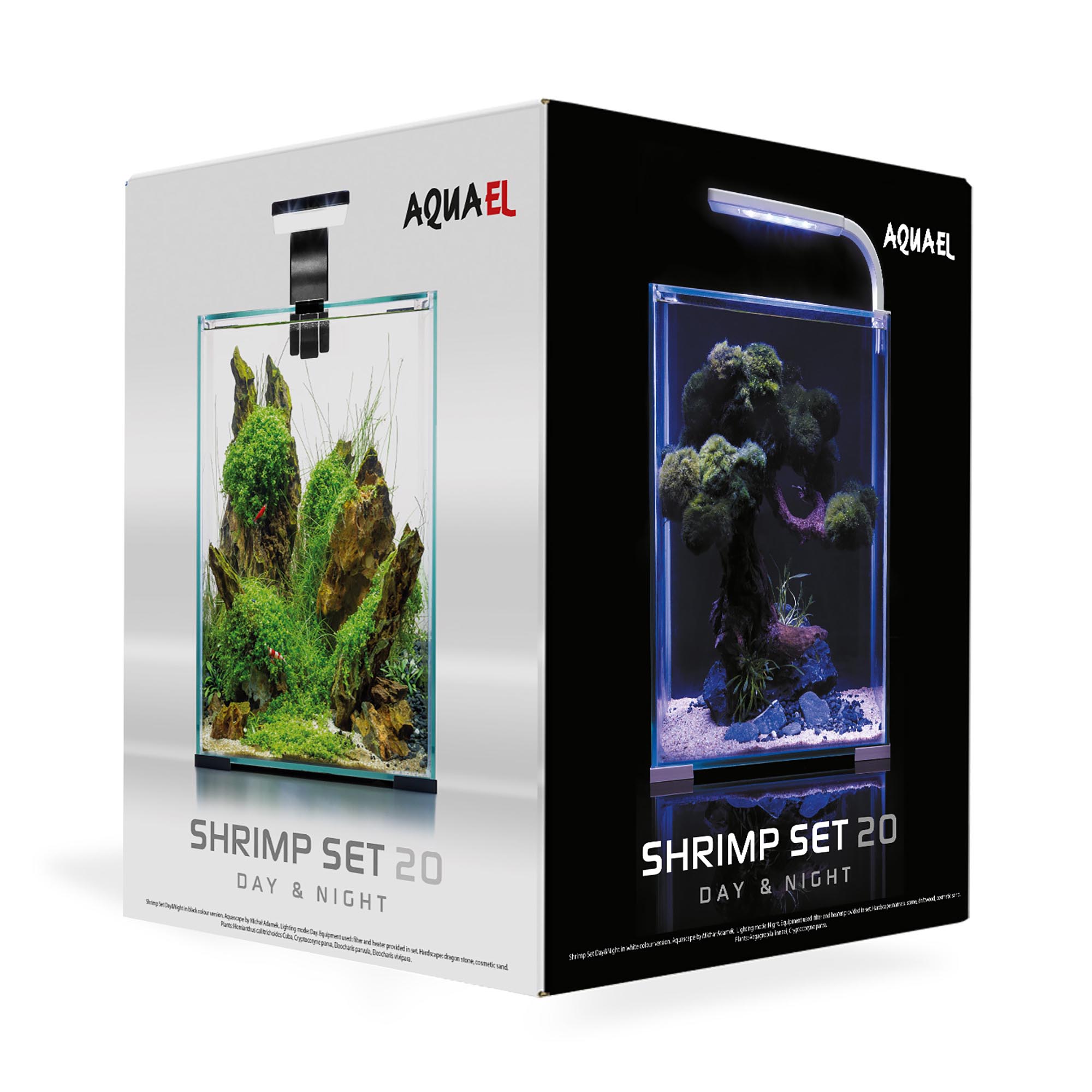 Aquarium Nano Aquariums AQUAEL AQUARIUM SHRIMPSET SMART Day & Night 20 NOIR  20L - 85.98€