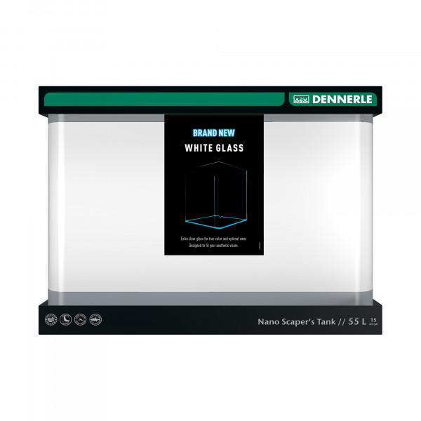 Dennerle Scaper´s Tank 55l Weißglas Aquarium