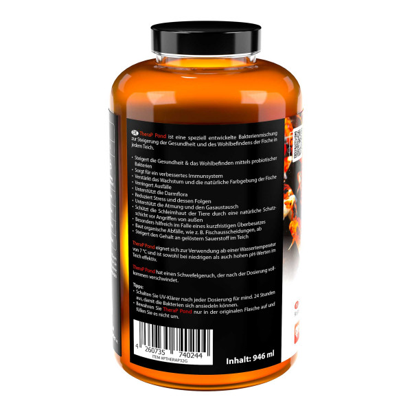 ARKA TEICH TheraP | Tierpflegebakterien 946ml
