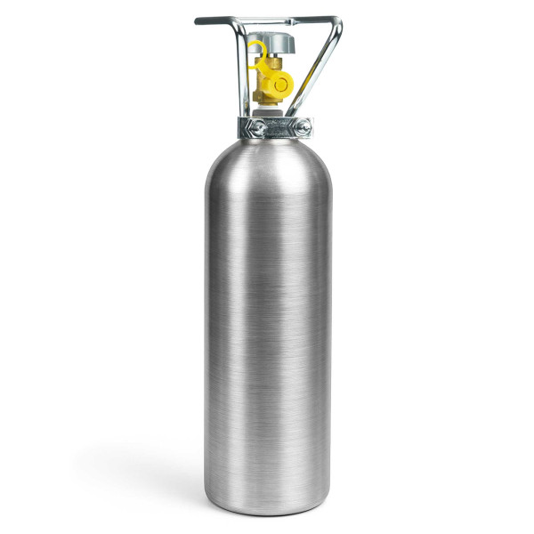 CO2 Aluminium-Mehrweg-Flasche 2kg mit Cage