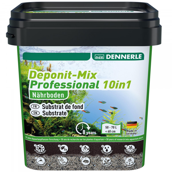 Dennerle DeponitMix Professional 10in1 Nährboden Bodengrund 2,4 kg