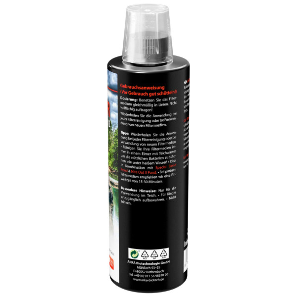 ARKA TEICH Gel Filter Filterstarter für deinen Gartenteich